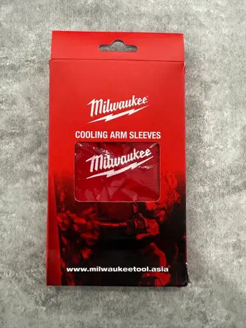 밀워키 Milwaukee 쿨링 암 슬리브 빨간색