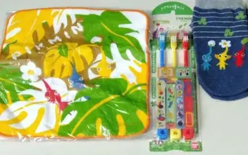 피크민 칫솔 타월 양말