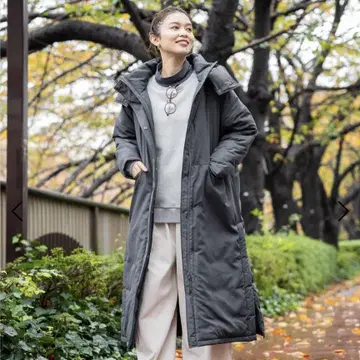 studio CLIP 따뜻한 충전솜 롱 코트