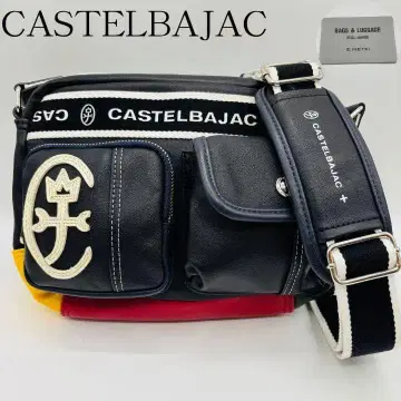 컨디션 최상 15,000 까스텔바작 숄더백 도미네 블랙 멀티 컬러