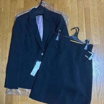 KARSEEE 스트라이프 수트 상하의 세트