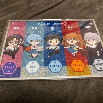 에반게리온 선샤인 프린스 호텔 한정판 아크릴 색지 카오루 레이