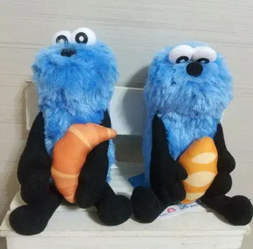 퍼펫 스 봉제 인형 프랑스빵 크루아상 2개 세트