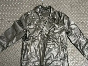 ZARA 블랙 더블 라이더 자켓 M