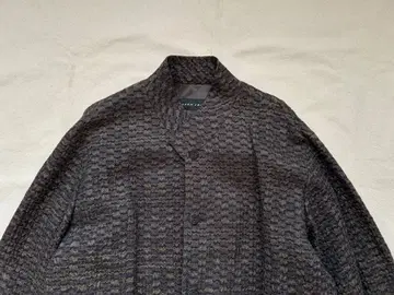 요건 레일 실크 혼방 자켓