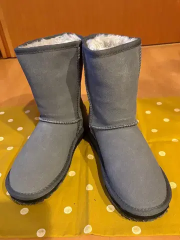 Recipe 천연 가죽 어그 부츠 그레이