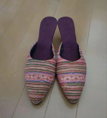 미사용 새상품 동양풍 뮬