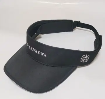 세인트 앤드류스 미니 로고 트윌 바이저 블랙