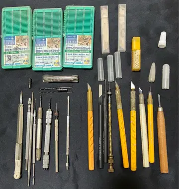 모형 제작용 커터 드릴 등 다기 세트