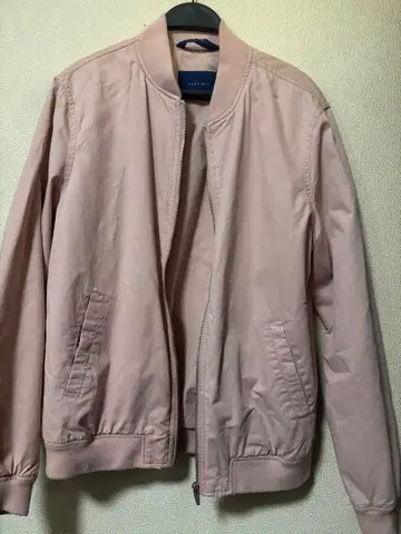 ZARA MAN 핑크 봄버 자켓 L