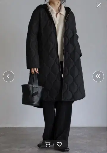 [ 미사용 택 포함 ] sakishima tokyo 2way 퀼팅 코트