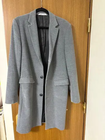 ZARA MAN 그레이 체스터 코트