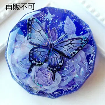 [ 1682 ] 레진 머리끈 포니 후크 브로치 핸드메이드