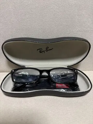 Ray-Ban 블랙 스퀘어형 안경
