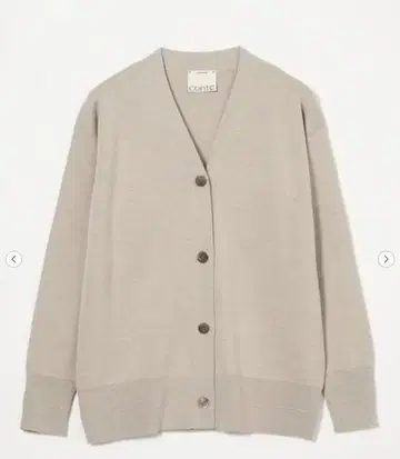 [ conte ] 네이비 하이 게이지 V넥 가디건