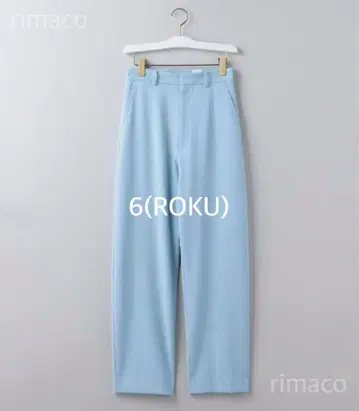 6(ROKU) ZIP PANTS 23SS