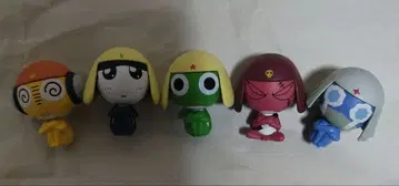 개구리 중사 케로로 기다림 피규어 5종 세트 개봉품