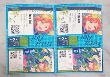 앙스타 아오이 유우타 아이돌 어필 씰 L판 씰 스티커 2매