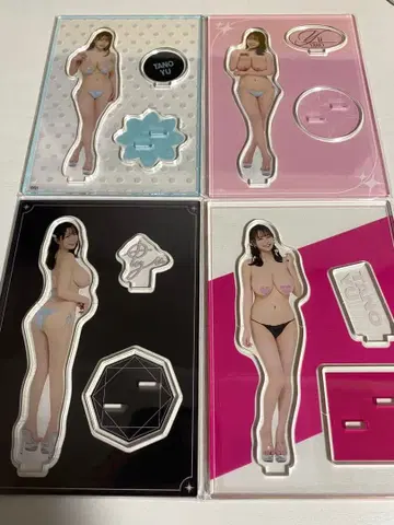 [C상] 타노 유우 FANZA 온라인 복권 아크릴 스탠드 4종 세트