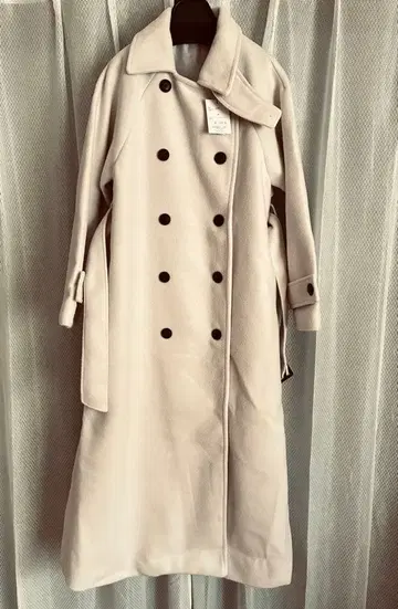 GRL 롱 코트 아이보리 M