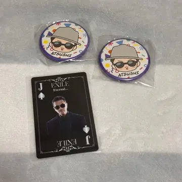 ATSUSHI 캔뱃지 REASON 카드놀이 Get-go! 가챠