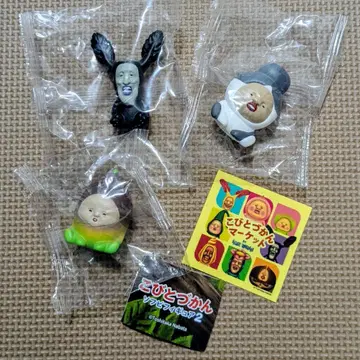 코비토즈칸 소프트 비닐 피규어 2 3개 세트 씰 가챠 캡슐 피규어