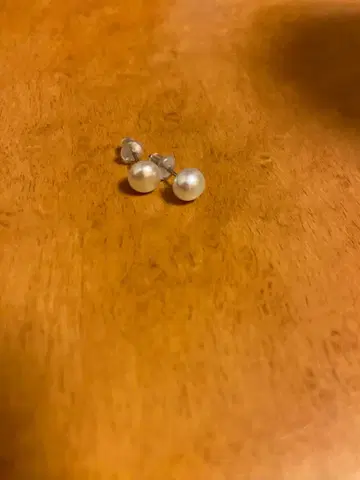 6mm 펄 스터드 귀걸이 담수 진주 귀걸이 925 실버 포스트