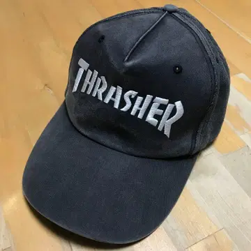 THRASHER 캡 론 헤르만 데님 블랙