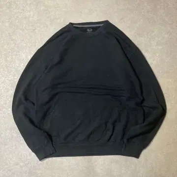 90s-00s 빈티지 프룻 오브 더 룸 무지 맨투맨 흑먹색 구제 의류