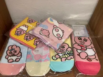 [ 미사용 새상품 ] 빤쮸토끼 양말 손수건