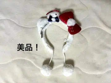 USJ 머리띠 키티 헤드밴드 폼폼 귀여운 크리스마스