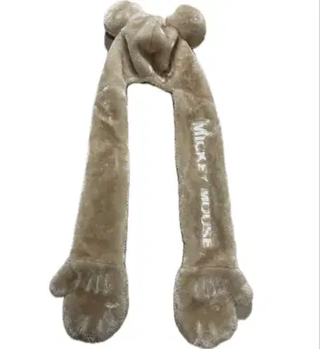 미키마우스 후드 부착 머플러