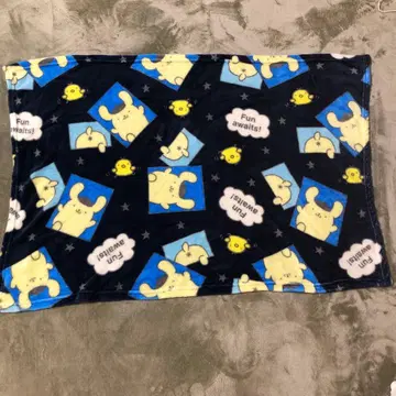 폼폼푸딩 담요 블루 다이소