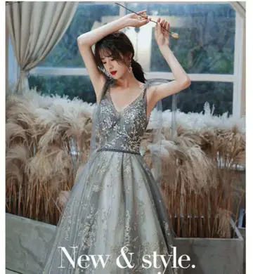 컬러 드레스 파티 드레스 결혼식 웨딩