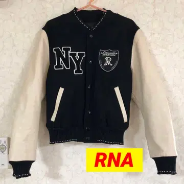 RNA J1686 레더 슬리브 어워드 자켓 천연 가죽 소가죽