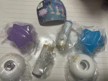 아이돌 응원봉 2세트 보라색 파랑