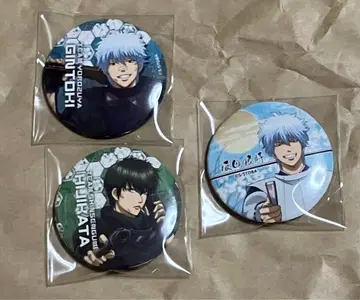 은혼 사카타 긴토키 히지카타 토시로 캔뱃지 3점