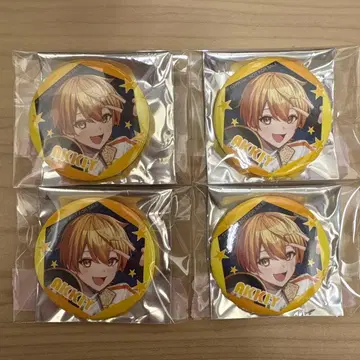 AMPTAK x COLORS 애니메이트 특전 캔뱃지 아키이 군 x 4