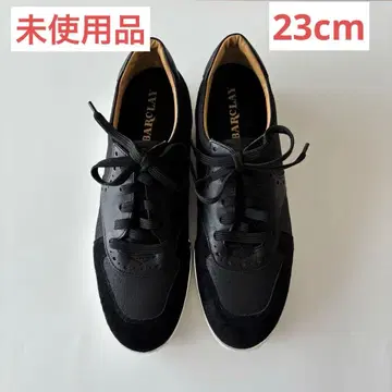 미사용 버클레이 경량 스니커즈 23cm 블랙
