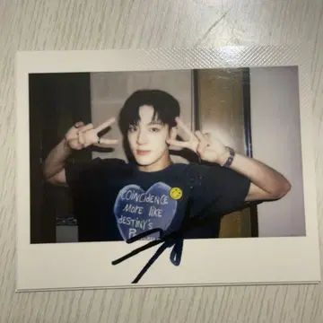 NCT dream BTTF 사인회 2매 한정판 친필 사인 폴라로이드 제노