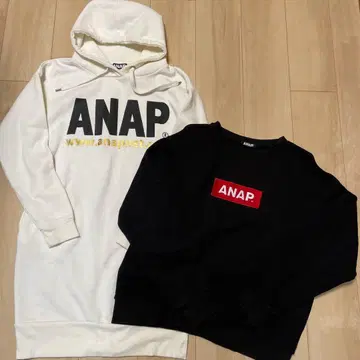 ANAP 후드 부착 맨투맨