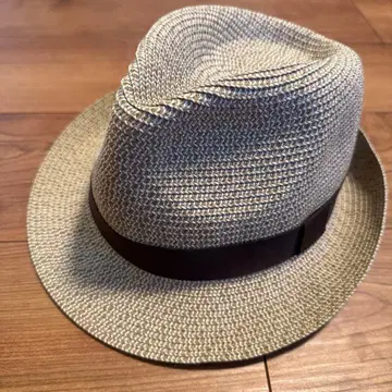 페도라 햇 모자 브라운 L