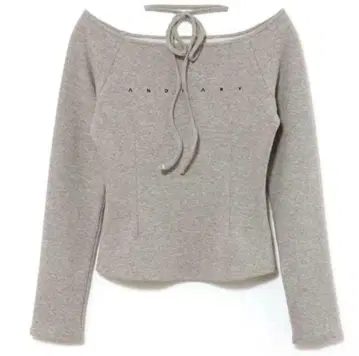 andmary Mary 로고 초커 탑스