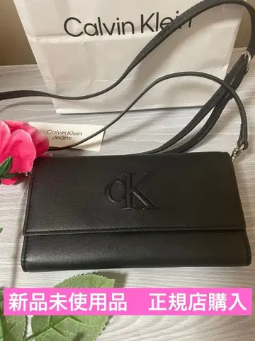 캘빈클라인 Calvin Klein 숄더 지갑 블랙 지갑