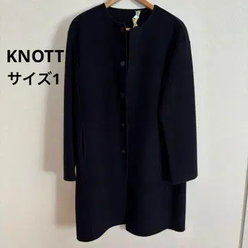 Tomorrowland KNOTT 노카라 코트 네이비 1