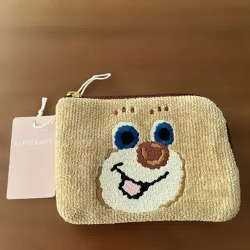 LOVERARY by FEILER 곰 파우치 베이지