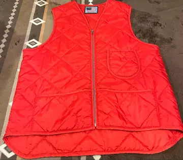 SNAP N WEAR 레드 퀼팅 베스트