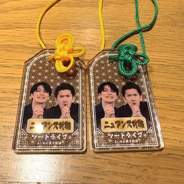 소원 성취 만게키 아크릴 부적 투 라이브