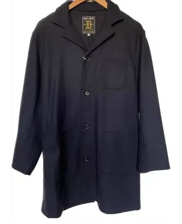 네이비 심플 코트