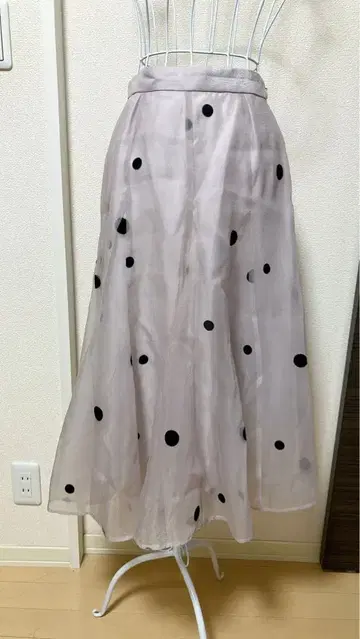 Arpege story 아르페쥬 스토리 플로키 도트 스커트